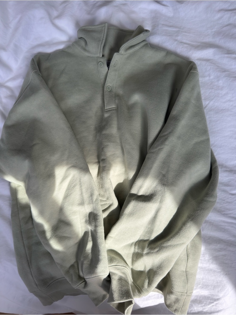 TNA Women's Crew Pullover Sweater in Sage Green
